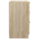 sengeborde 2 stk. 40x36x65 cm sonoma-eg