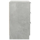 sengebord 40x36x65 cm 2 stk. betongrå