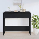 konsolbord 90x36x75 cm konstrueret træ sort