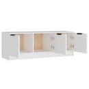tv-bord 102x35x36,5 cm konstrueret træ hvid