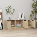 tv-bord 102x35x36,5 cm konstrueret træ sonoma-eg