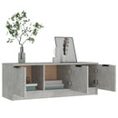 tv-bord 102x35x36,5 cm konstrueret træ betongrå