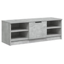 tv-bord 102x35,5x36,5 cm konstrueret træ betongrå