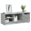 tv-bord 102x35,5x36,5 cm konstrueret træ betongrå
