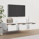 vægskab 102x30x20 cm konstrueret træ hvid