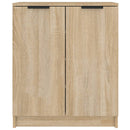 skoskab 59x35x70 cm konstrueret træ sonoma-eg