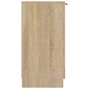 skoskab 59x35x70 cm konstrueret træ sonoma-eg