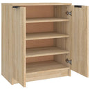 skoskab 59x35x70 cm konstrueret træ sonoma-eg