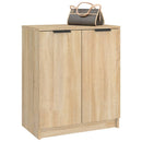 skoskab 59x35x70 cm konstrueret træ sonoma-eg