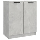 skoskab 59x35x70 cm konstrueret træ betongrå