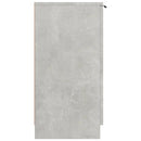 skoskab 59x35x70 cm konstrueret træ betongrå