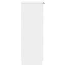 skoskab 59x35x100,5 cm konstrueret træ hvid
