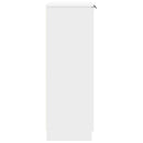 skoskab 59x35x100,5 cm konstrueret træ hvid