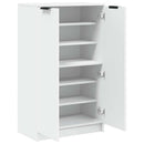 skoskab 59x35x100,5 cm konstrueret træ hvid