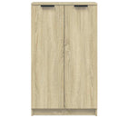 skoskab 59x35x100,5 cm konstrueret træ sonoma-eg