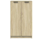 skoskab 59x35x100,5 cm konstrueret træ sonoma-eg