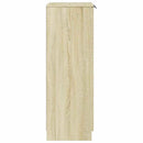 skoskab 59x35x100,5 cm konstrueret træ sonoma-eg