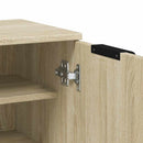 skoskab 59x35x100,5 cm konstrueret træ sonoma-eg
