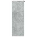 skoskab 59x35x100,5 cm konstrueret træ betongrå