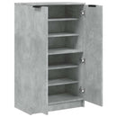 skoskab 59x35x100,5 cm konstrueret træ betongrå