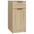 skrivebord 33,5x50x75 cm konstrueret træ sonoma-eg