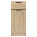 skrivebord 33,5x50x75 cm konstrueret træ sonoma-eg