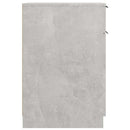 skrivebord 33,5x50x75 cm konstrueret træ betongrå