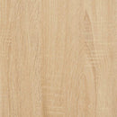 arkivskab med hjul 45x38x54 cm konstrueret træ sonoma-eg