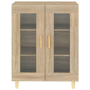 skænk 69,5x34x90 cm konstrueret træ sonoma-eg