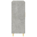 skænk 69,5x34x90 cm konstrueret træ betongrå