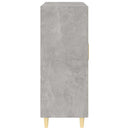 skænk 69,5x34x90 cm konstrueret træ betongrå