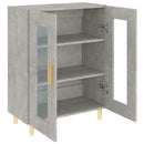 skænk 69,5x34x90 cm konstrueret træ betongrå