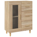 skænk 69,5x34x90 cm konstrueret træ sonoma-eg