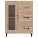 skænk 69,5x34x90 cm konstrueret træ sonoma-eg