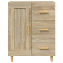 skænk 69,5x34x90 cm konstrueret træ sonoma-eg