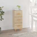 skænk 34,5x34x90 cm konstrueret træ sonoma-eg
