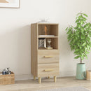 skænk 34,5x34x90 cm konstrueret træ sonoma-eg