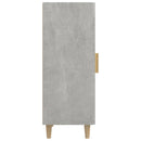 skænk 34,5x34x90 cm konstrueret træ betongrå