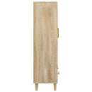 skab 70x31x115 cm konstrueret træ sonoma-eg