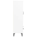 skab 70x31x115 cm konstrueret træ hvid