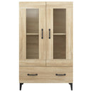 skab 70x31x115 cm konstrueret træ sonoma-eg