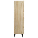 skab 70x31x115 cm konstrueret træ sonoma-eg