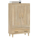 skab 70x31x115 cm konstrueret træ sonoma-eg