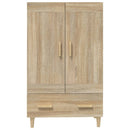 skab 70x31x115 cm konstrueret træ sonoma-eg