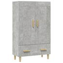 skab 70x31x115 cm konstrueret træ betongrå