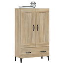 skab 70x31x115 cm konstrueret træ sonoma-eg