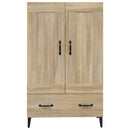 skab 70x31x115 cm konstrueret træ sonoma-eg