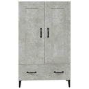 skab 70x31x115 cm konstrueret træ betongrå