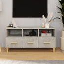 tv-bord 102x36x50 cm konstrueret træ betongrå