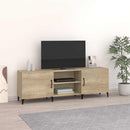 tv-bord 150x30x50 cm konstrueret træ sonoma-eg
